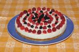 Torta di lamponi e more selvatiche